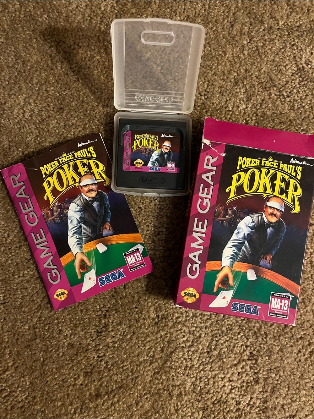 Sega Game Gear Poker Face Paul's Poker